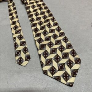 Vintage Monsieur Givenchy Designer Necktie Geometric